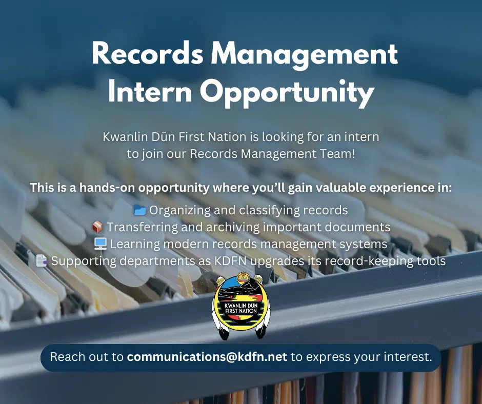 Expression of Interest – Records Management Intern Opportunity